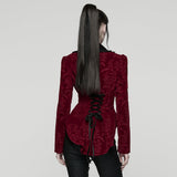 Altarpiece Victorian Lace Velvet Jacket