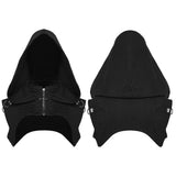 Ephemera Punk Hooded Buckle Top