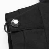 Ephemera Punk Hooded Buckle Top