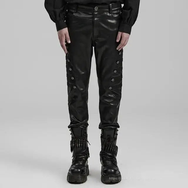 Whispering Wraith PU Pants - PunkRave