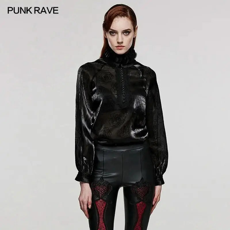 Whispers of Antiquity - Printed Mesh Top - PunkRave