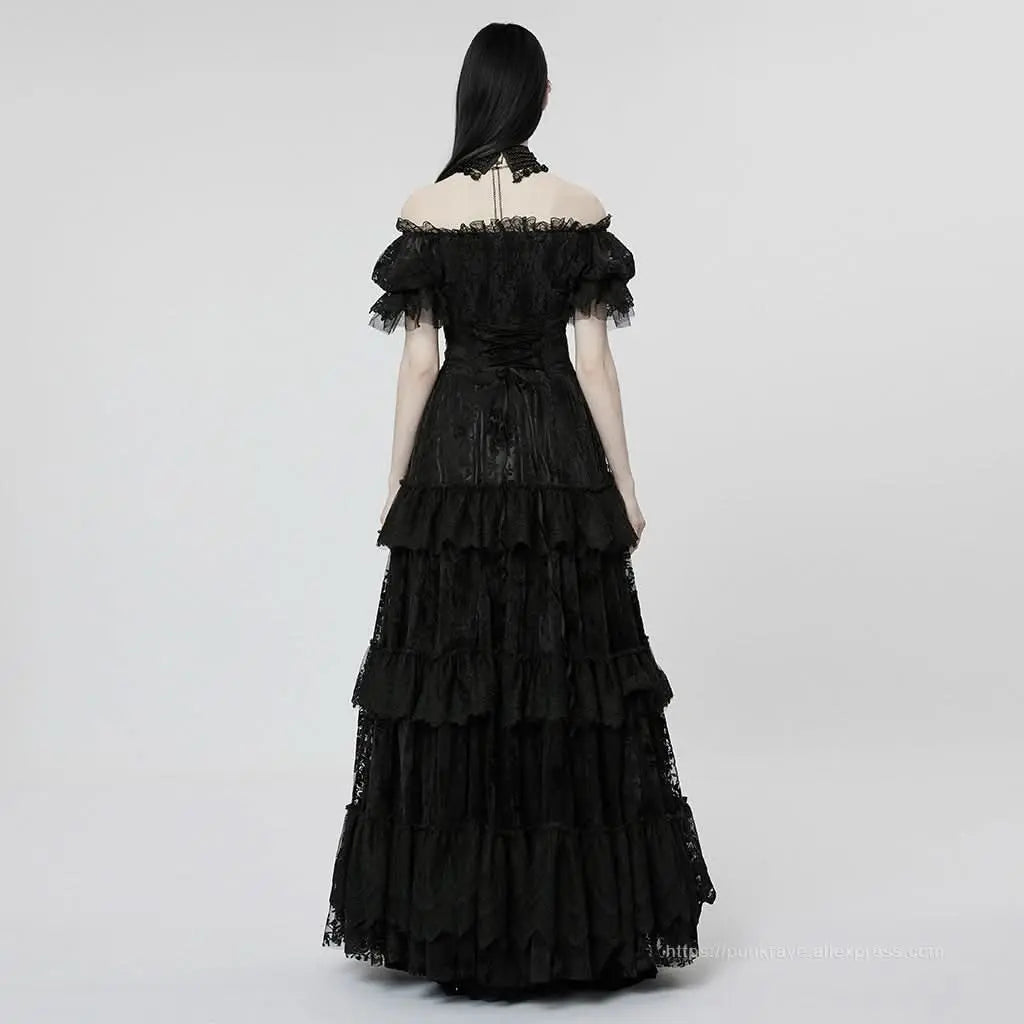 Wight Maxi Dress - PunkRave