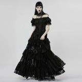 Wight Maxi Dress - PunkRave