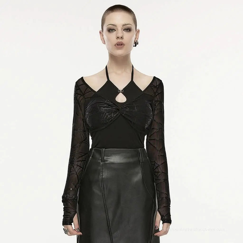Witch Bitch Halterneck Top - PunkRave