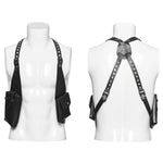 Wraith - Gothic Harness with Pockets - PunkRave