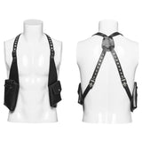 Wraith - Gothic Harness with Pockets - PunkRave