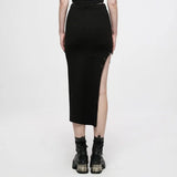 Yokai Printed Skirt - Red and Black - PunkRave