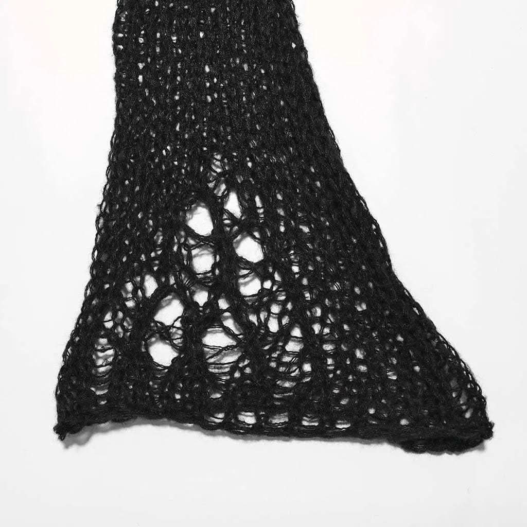 Zelda Distressed Leg Warmers - Black My Store