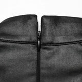 Zine Faux Leather Top PunkRave