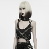 Sanctus Women's Gothic Dark Body Harness in Black