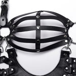 Vampires and Vixens PU Corset with a Choker - PunkRave
