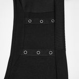 Aconite Buckled Gothic Flared Trousers