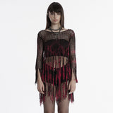 Athamant Gothic Black Knit Shirt