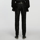 Athair Gothic Embroidered Woven Pants Men's
