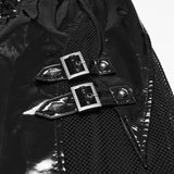 Plague Gothic Patent Leather Corset Dress