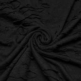 Matho Men's Punk Distressed T-shirt with Harness Straps in Black