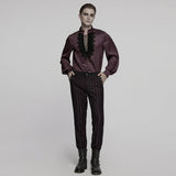 Aconite Men's Gothic Shirt in Red