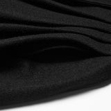 Epitaph Women's Gothic Woollen coat with Faux Fur Trim in Black
