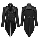 Opalescent Gothic Brocade Tailcoat Jacket Men's