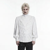 Wolfsbane Men's Gothic Shirt in White