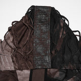 Hemlock Men's Gothic Vest/Camisole in Black & Coffee
