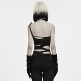 Wraith Shredded Mesh Chain Top