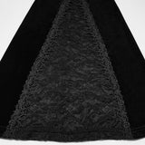 Stygian Gothic Lace and Velvet Flared Trousers