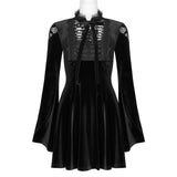 Sleet Women's Gothic Dress in Black