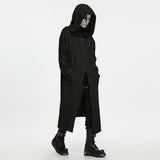 Voyelles Men's Gothic Knit coat with Studded in Black