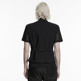 Nightshade Men's Gothic Waistcoat in Black