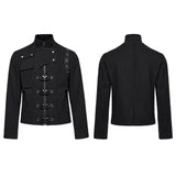 Augite Gothic X-Buckle Tactical Jacket Men's