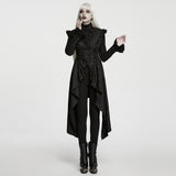 Kundry Women's Gothic Asymmetrical Vest in Black