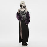 Fomorian Women's Punk Layered Body Chain in Silver