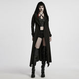 Hollow Crown Women's Gothic Knit coat in Black