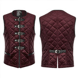 Pathos Gothic Velvet Black Waistcoat Men's