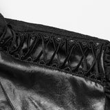 Archfiend Gothic Woven Lace Shirt Men's