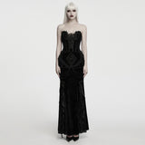 Clarimonde Women's Gothic Corset in Black