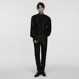 Ariadne Gothic Velvet Brocade Waistcoat Men's