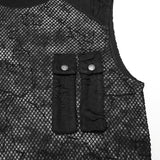Ashen Gothic Mesh Knit Top Men's