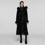 Alsciaukat Gothic Faux Fur Coat
