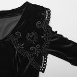 Sanguine Gothic Velvet Dress