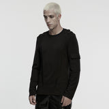 Onyx Gothic Stretch Knit Mesh Top Men's