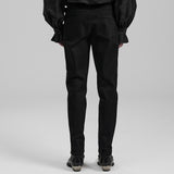 Morion Men's Punk Jeans in Black