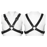 Corvid Women's Gothic Studded Harness in Black