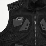 Phobos Cyberpunk Mesh Panelled Armor Vest Top Men's