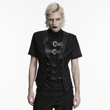 Nightshade Men's Gothic Waistcoat in Black
