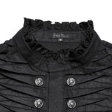 Nocturne Men's Gothic Shirt in Black