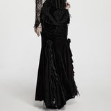 Havisham Women's Gothic Skirt in Black