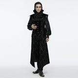Vigilance Victorian Gothic Jacquard Long Sleeveless Waistcoat Men's