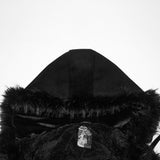 Requiem Faux Fur Trimmed Cloak